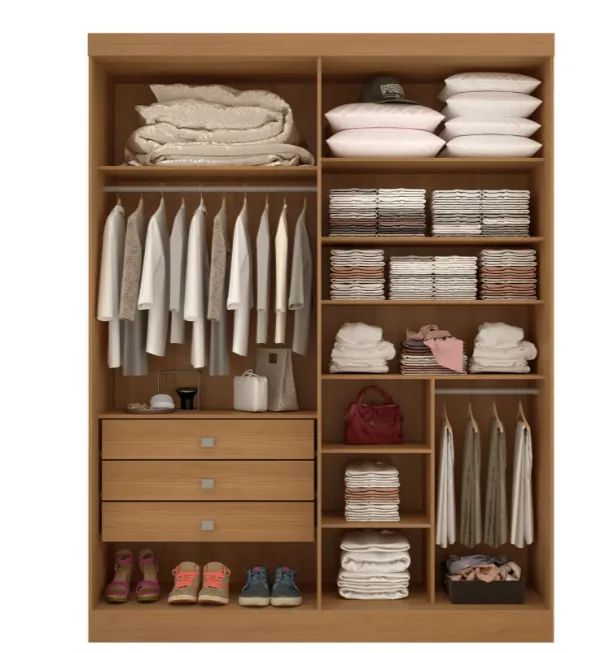 guarda roupa de casal 100% mdf  - Foto 2