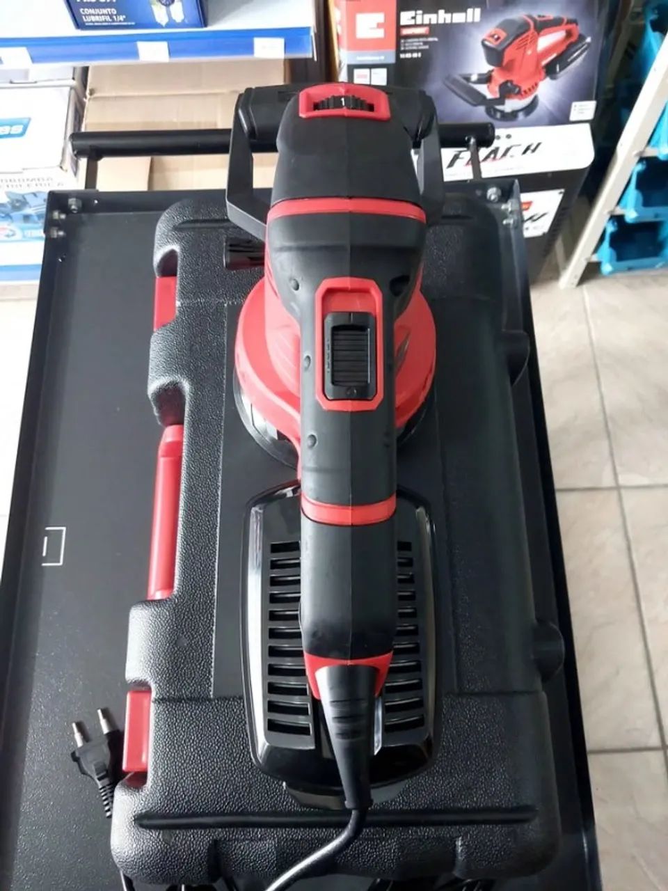Lixadeira Roto Orbital Te-Rs40E 400w Einhell - (Nova) - Foto 5