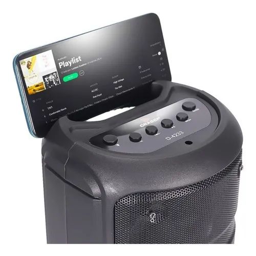 Caixa de Som Karaokê Bluetooth Microfone de Brinde - Foto 4