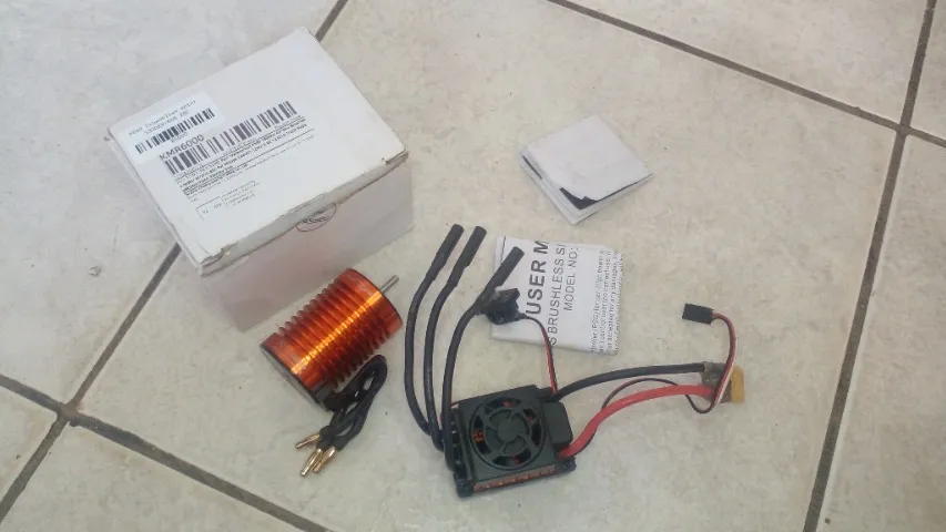 motor 3300kv +60a esc rc