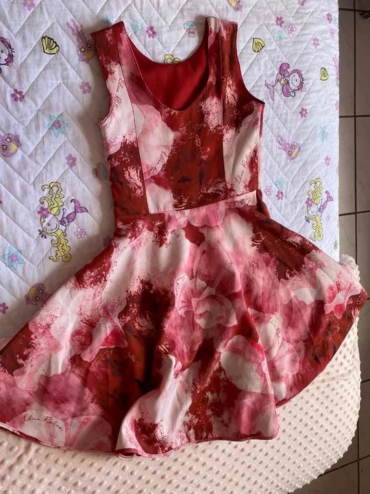 Vestido Lilica Ripilica - Floral - Vermelho