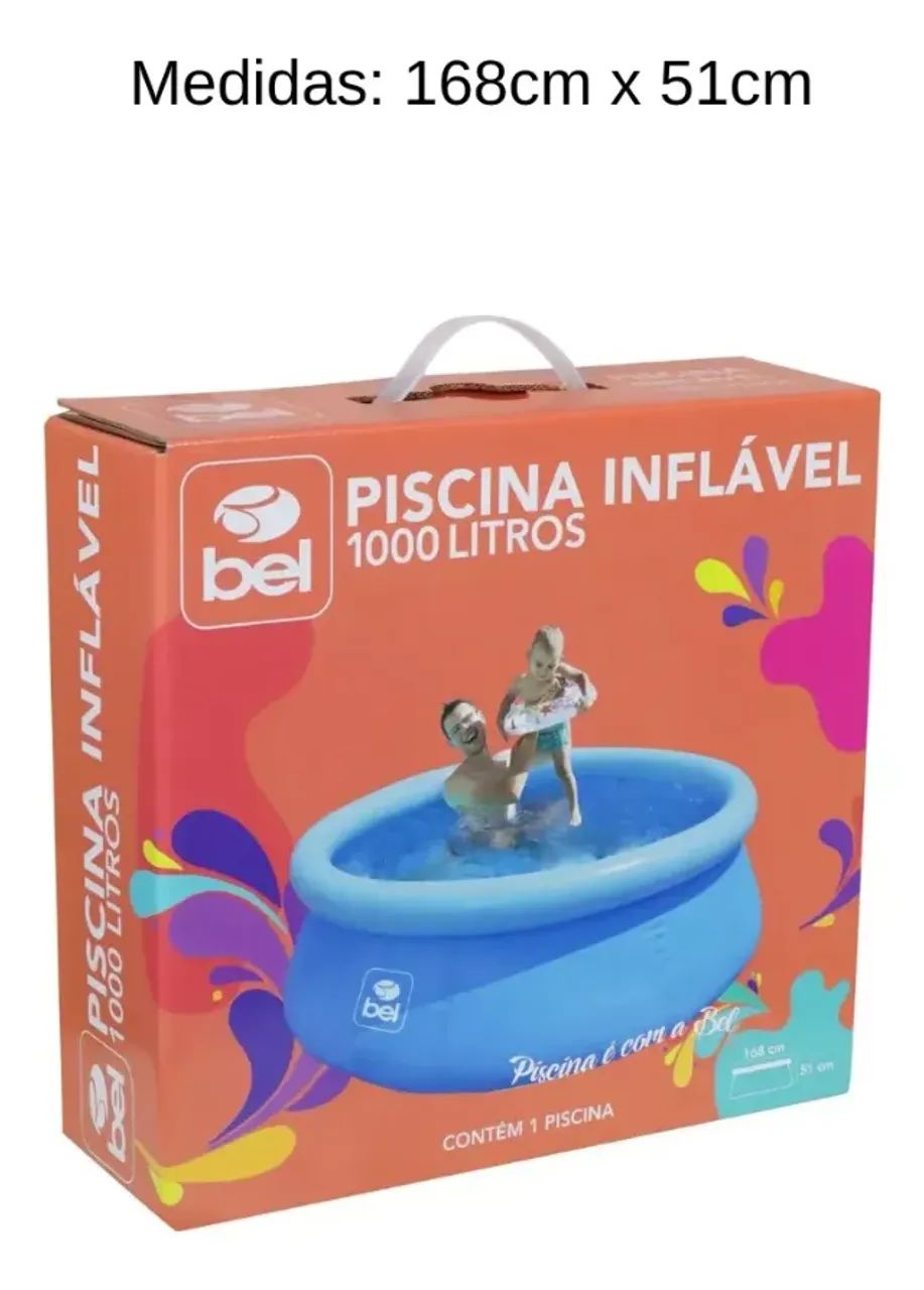 Kit Piscina Inflável Redonda 1.000 Litros Pvc + Reparo - Bel - Foto 6