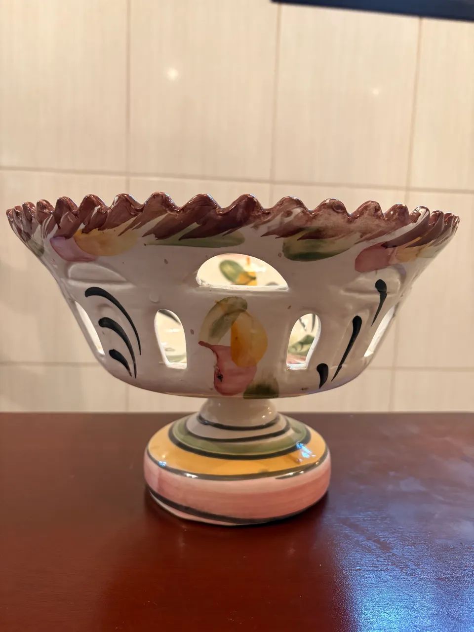 Antiguidade fruteira vazada  - Foto 4