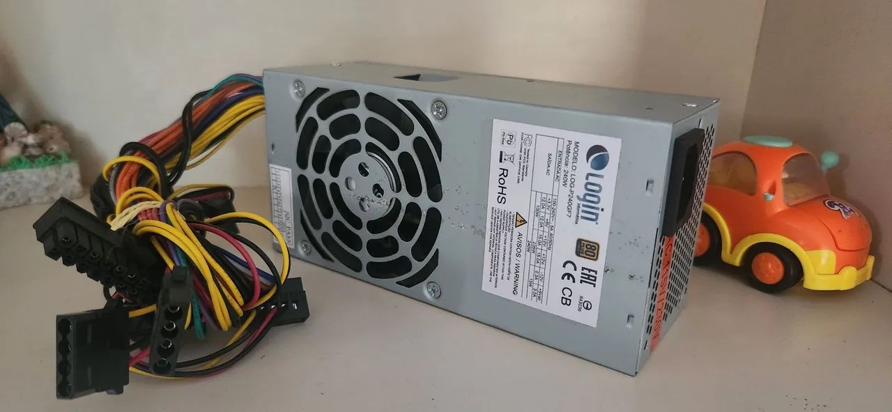 Fonte Slim Real 80 Plus 