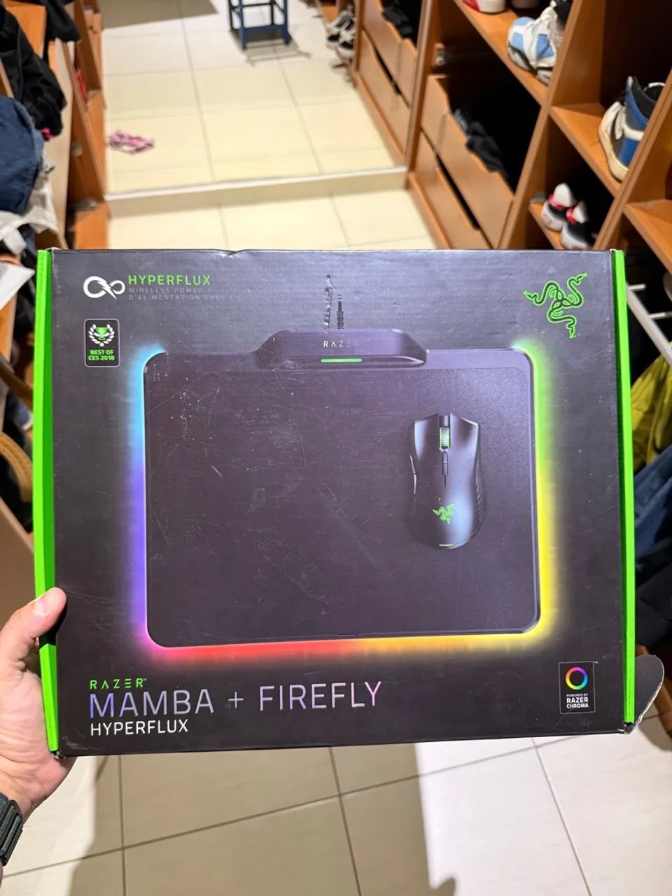 Razer Mamba + Firefly Hyperflux - Mouse e Mousepad Gamer