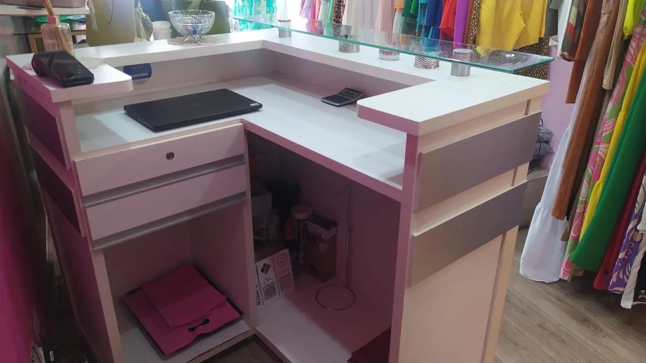 Balcão em L para loja - Foto 2