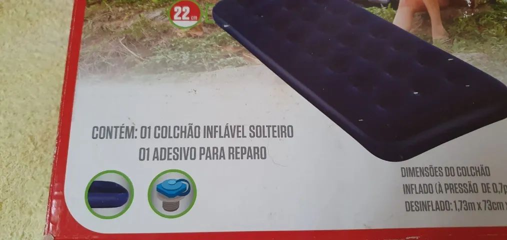 Colchão Solteiro BestWay inflável - Foto 5