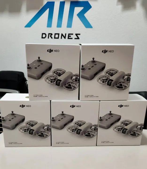 Drone DJI NEO Combo Fly More - Oficial Brasil - 1 ano de garantia 