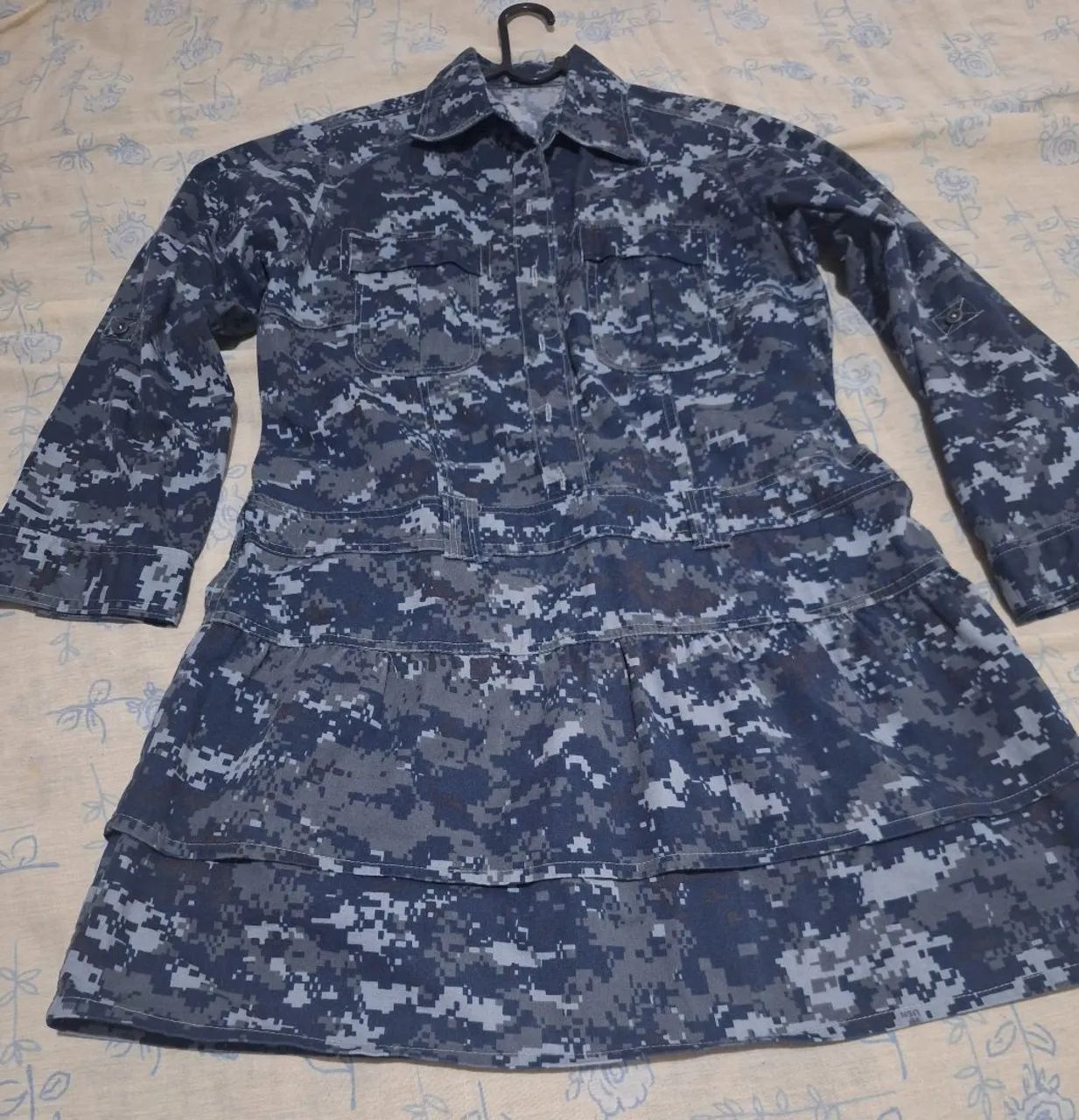 Vestido Camuflado Azul - Foto 3