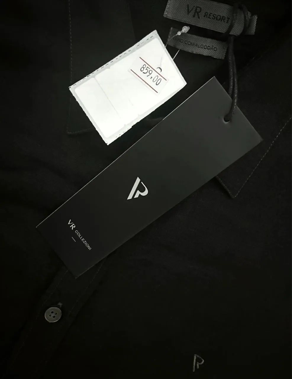 Camisa Social VR Collezioni. Nova, cor Preto. - Foto 5