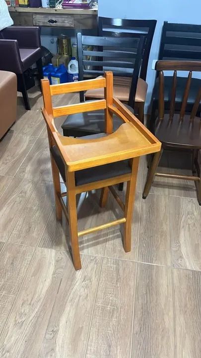 Lote com 2 Cadeirões infantil Mel estofados