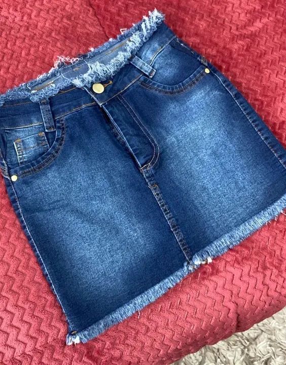 Saia Jeans Destroyed