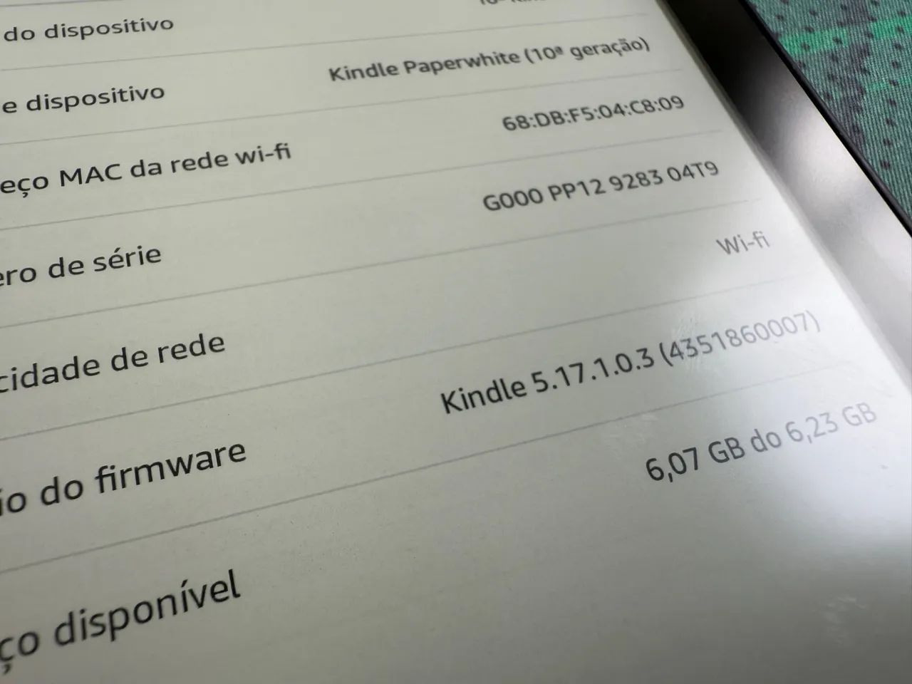 Kindle Paperwhite 10a Geração Seminovo 8gb - Foto 3