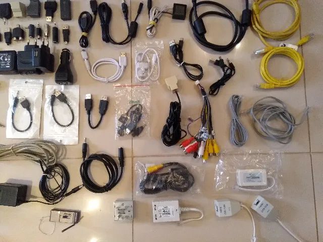 Cabos, Adaptadores, conexões diversas. Computadores, celulares. Todos os produtos estão di - Foto 3