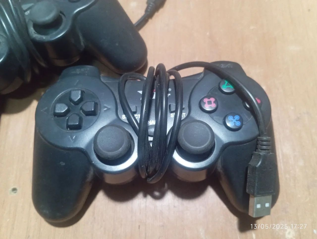 Controle Feira USB para PS2 - 2 unidades - Foto 2