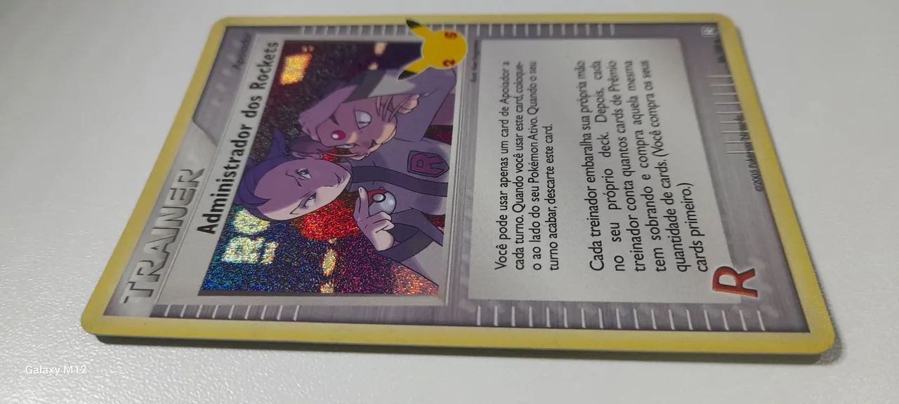 Carta Pokémon Administrador dos Rockets 86/109 - Foto 4