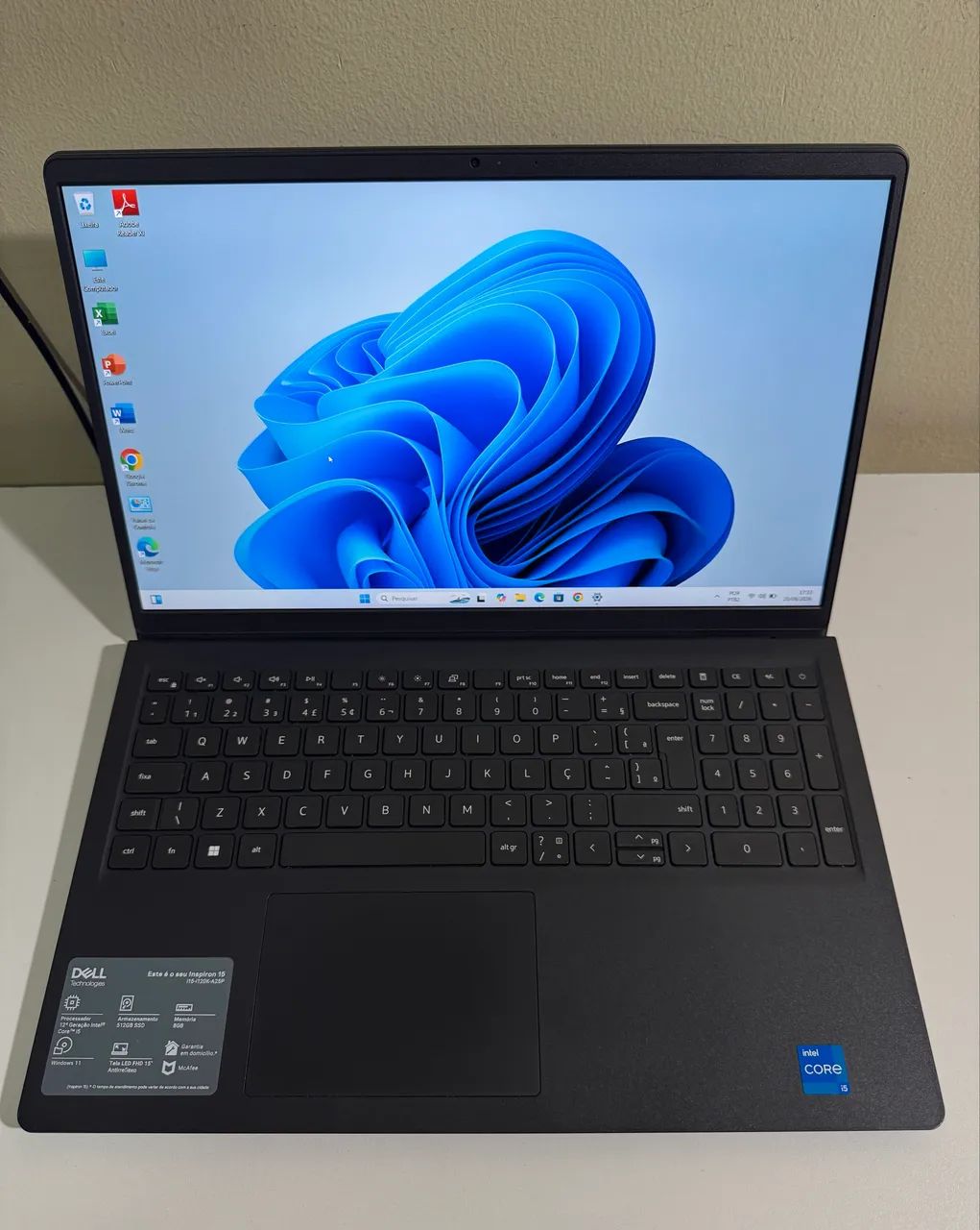 Notebook Dell novo 