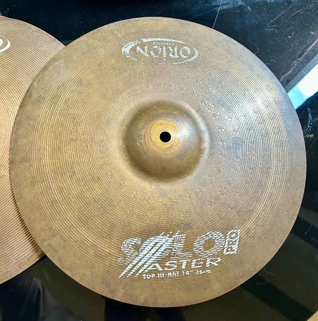Kit prato chimbal HIT HAT 14" Orion Master pro bottom - Foto 2