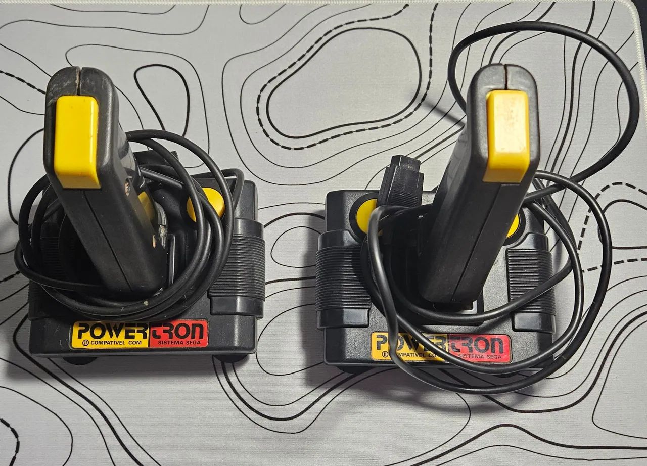 [SEGA-NO ESTADO] Controle Powertron Compatível com Sega Master System