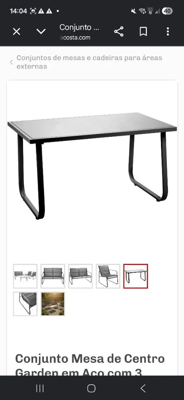 Conjunto de terraço  - Foto 4