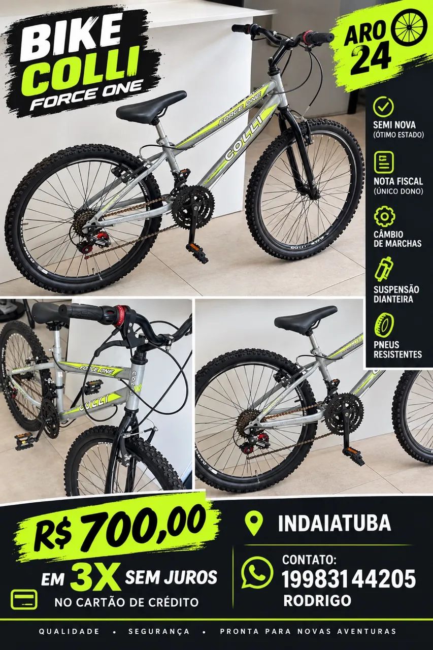 Bicicleta Semi nova 