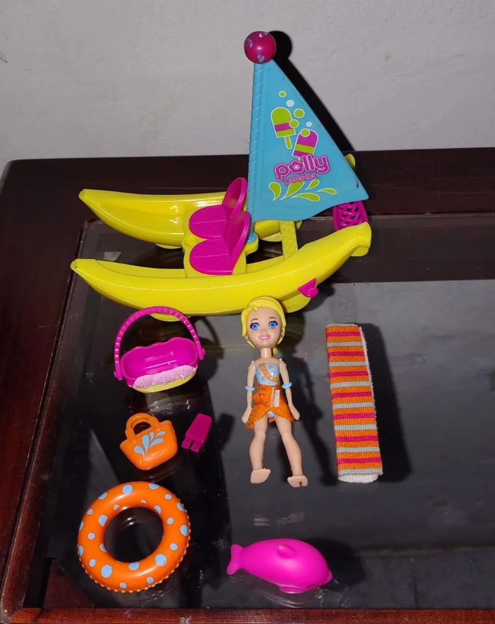 Boneca Polly banana split 