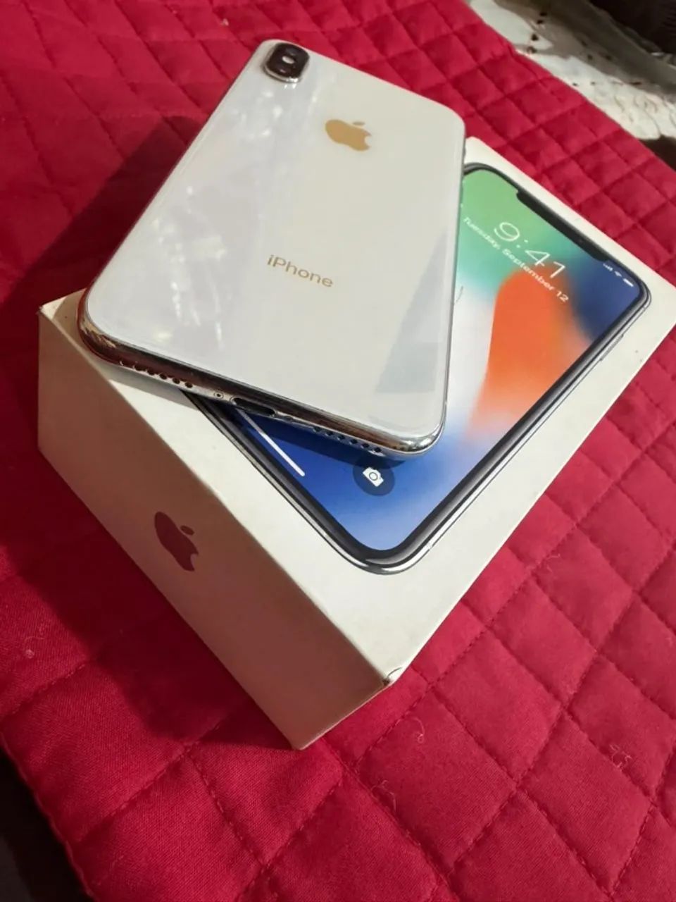 Apple iPhone X 64 GB Branco - Foto 3