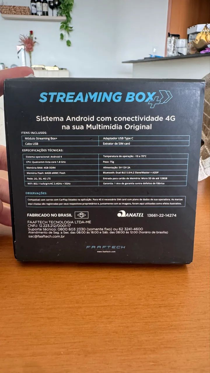 Faaftech Streaming Box+ 4GB 64GB 4G CarPlay Android Auto