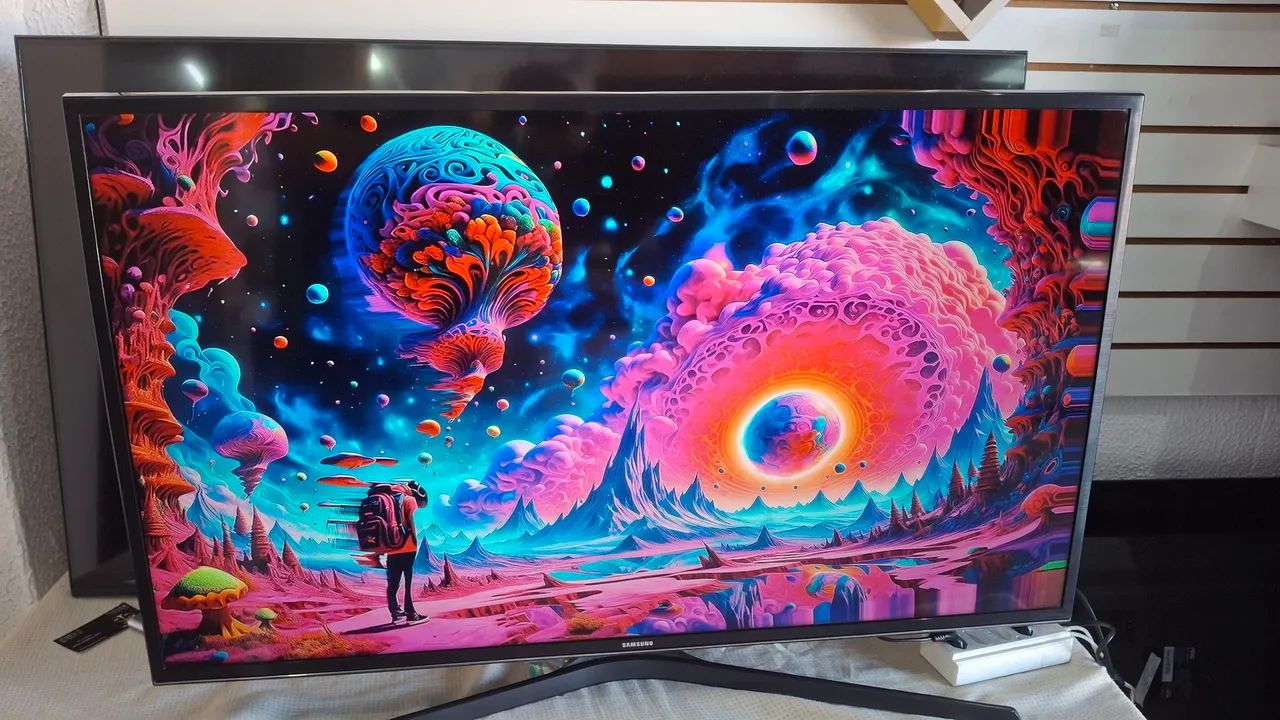 TV SAMSUNG SMART 4K PERFEITA 40 POLEGADAS  - Foto 2