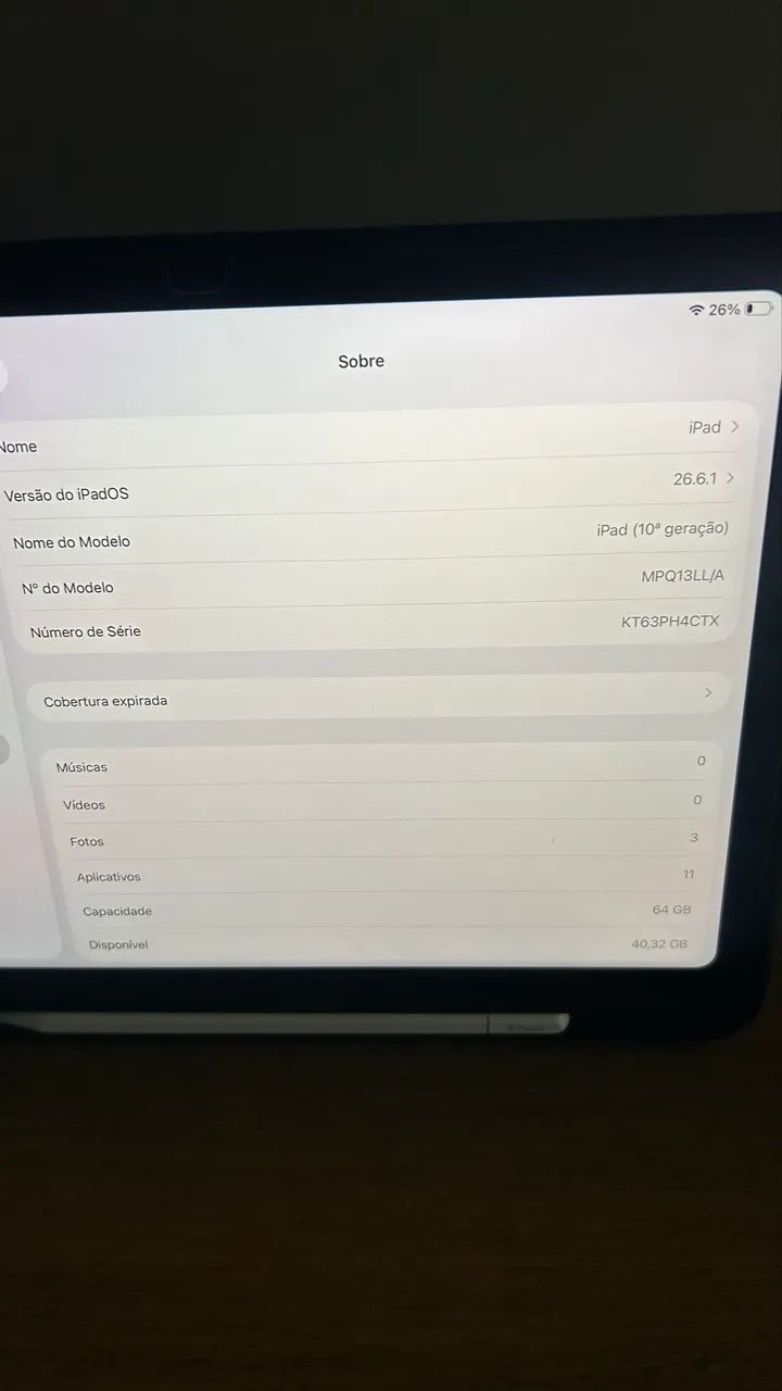 Apple iPad 10ª Geração 64GB - Impecável + caneta 