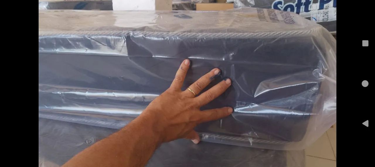 CAMA BOX SOLTEIRO COM MOLAS ENSACADAS  - Foto 5
