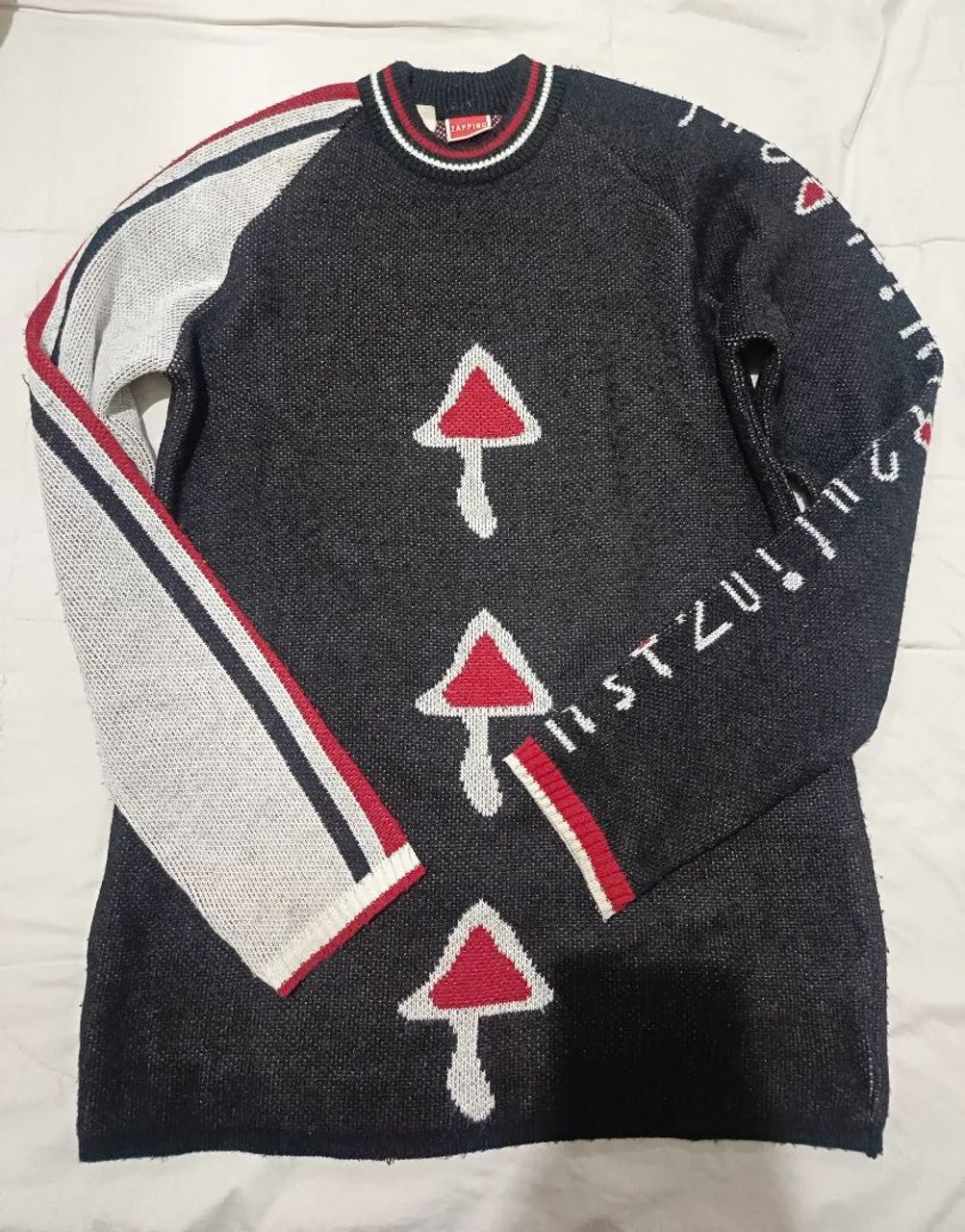 Blusa masculina de lã vintage 