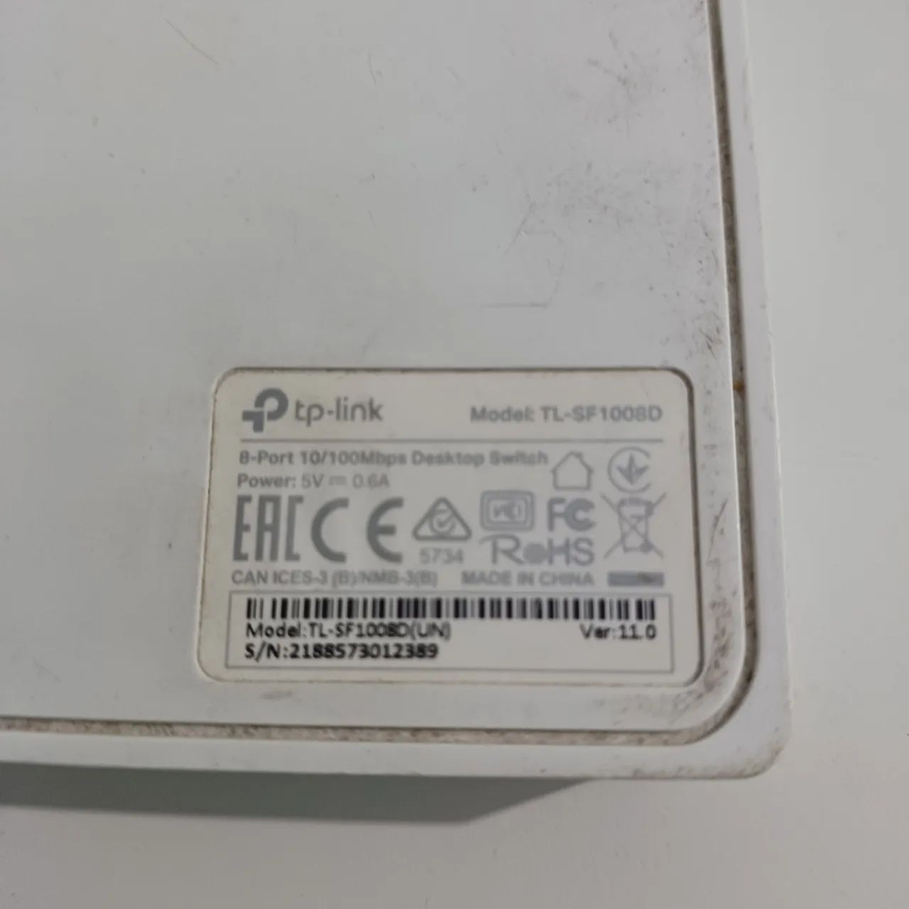 Switch Ethernet TP-Link TL-SF1008D - 8 Portas - Foto 3