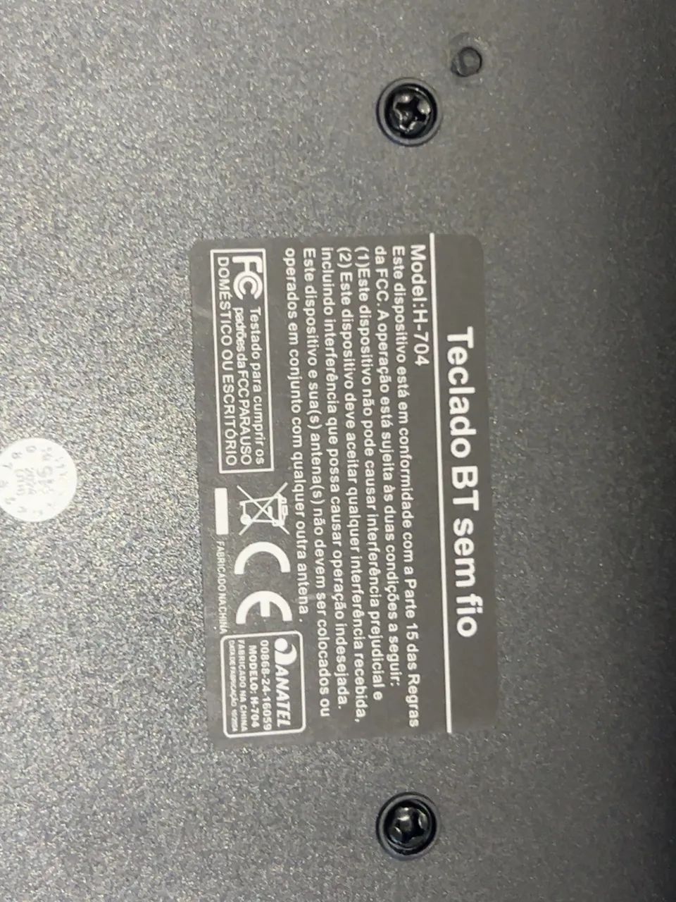 Teclado Bluetooth Sem Fio H-704 - iOS, Android e Windows - Foto 2
