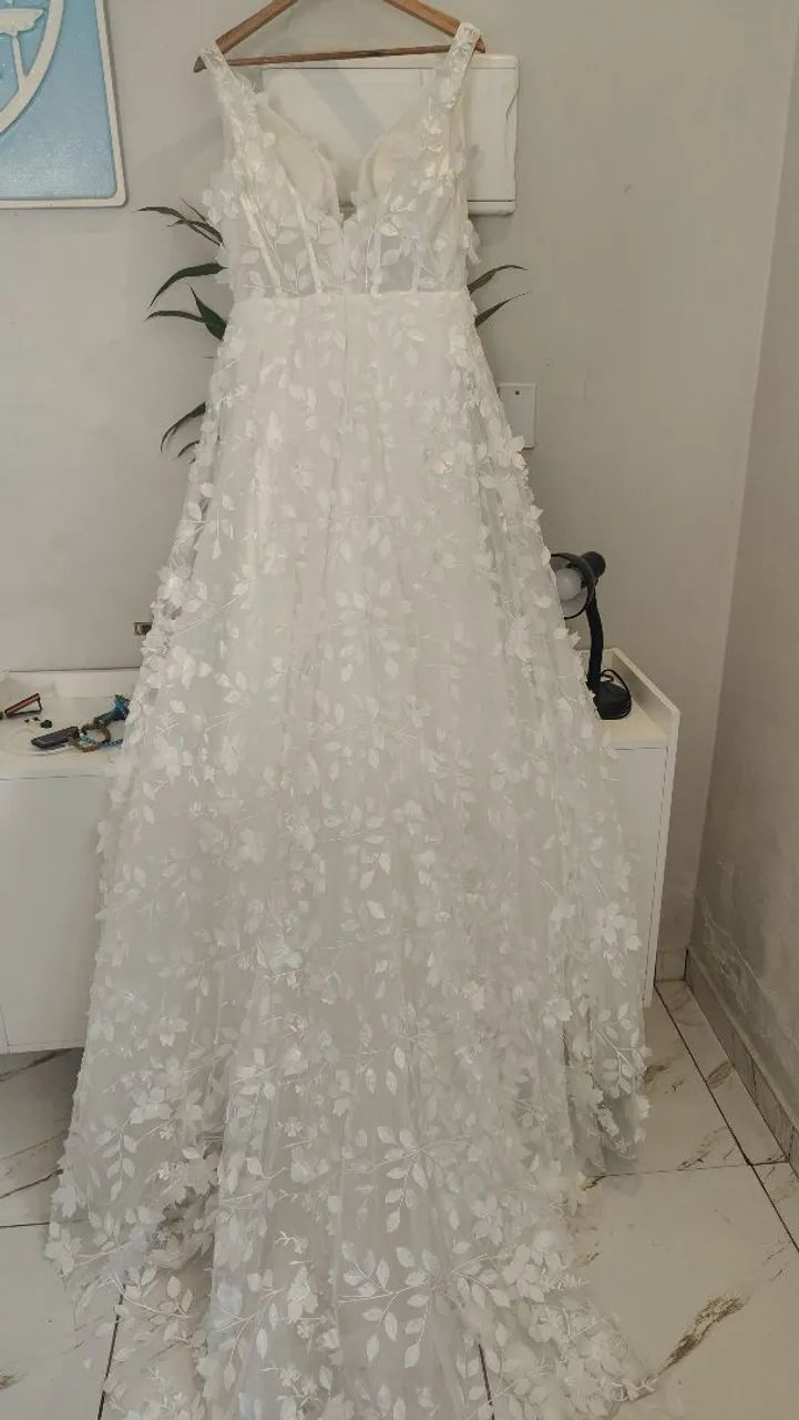Vestido de noiva, romântico  - Foto 4