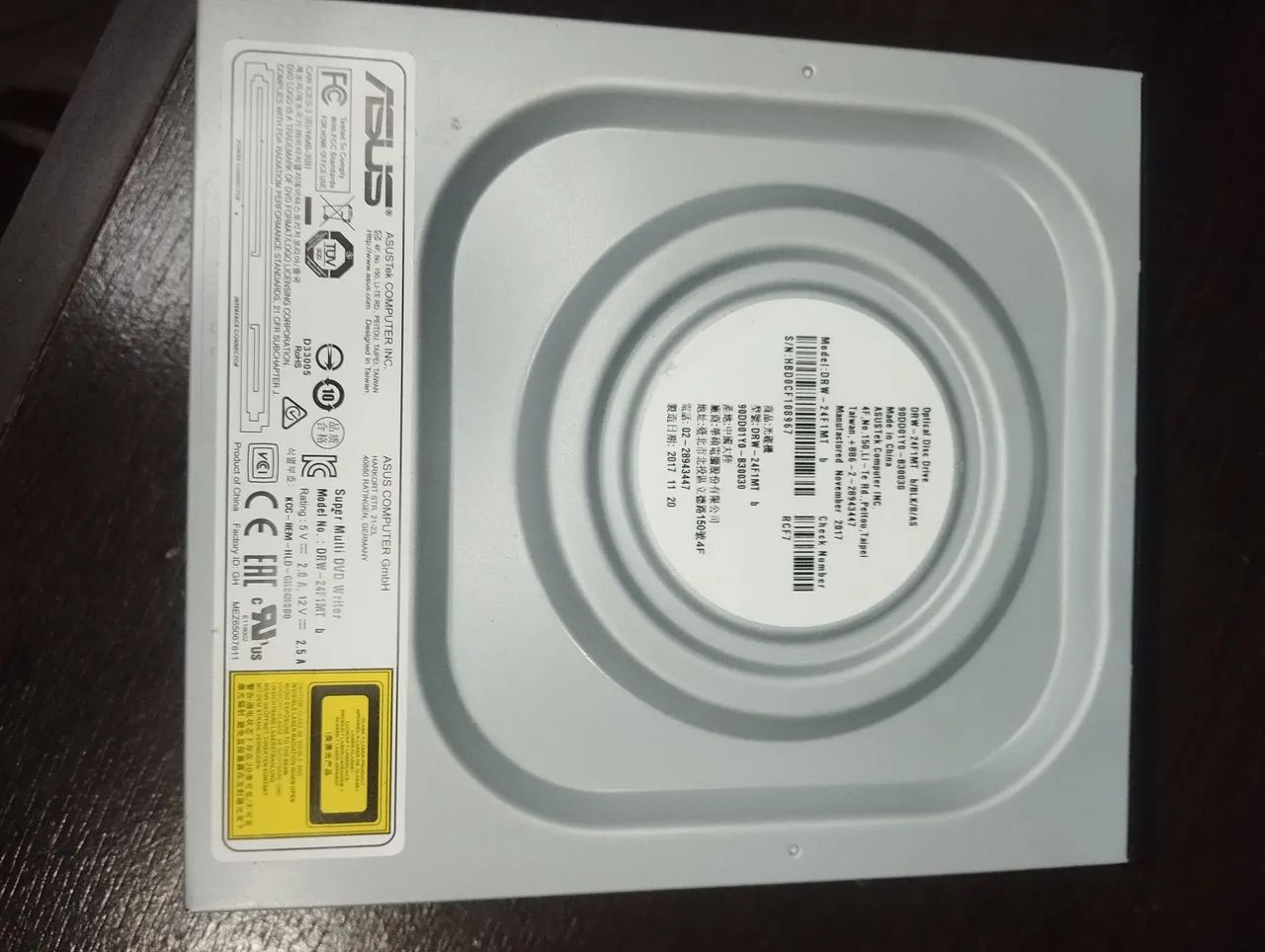 Driver de CD e DVD ASUS para computador  - Foto 3