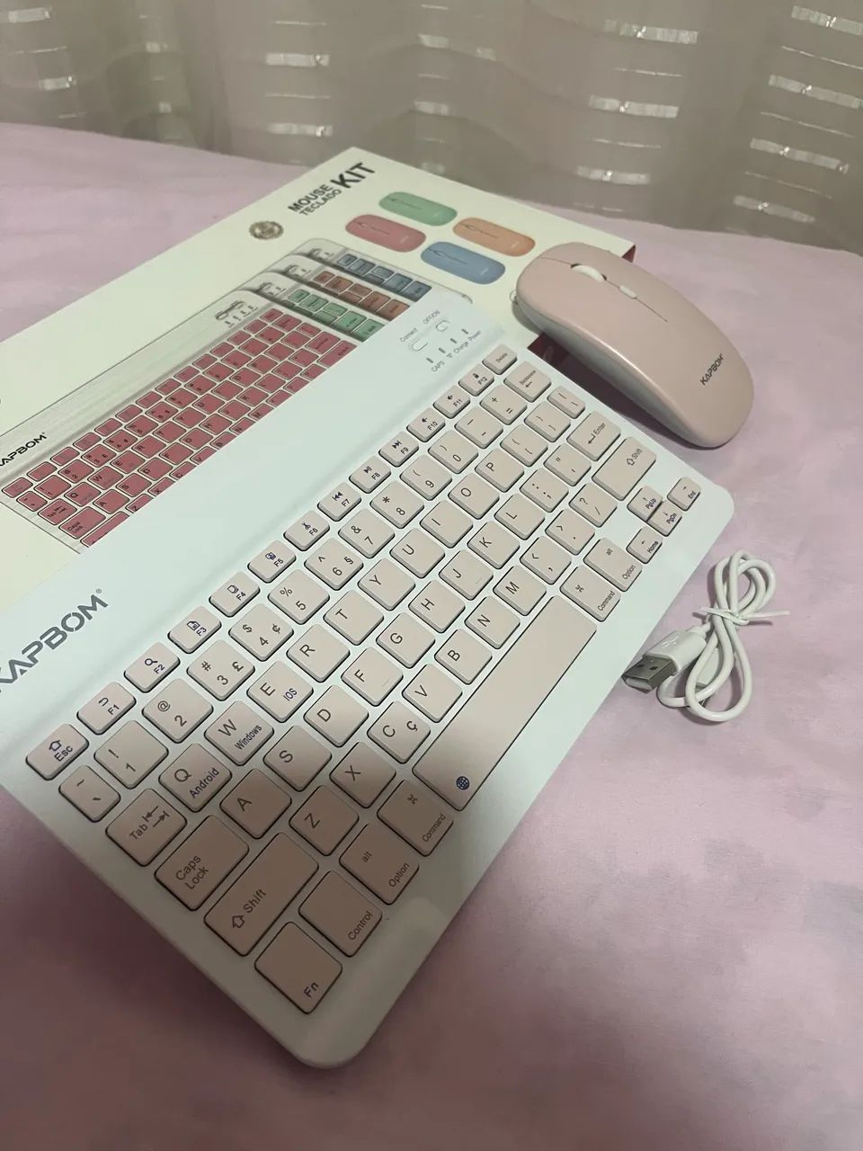 Teclado com mouse