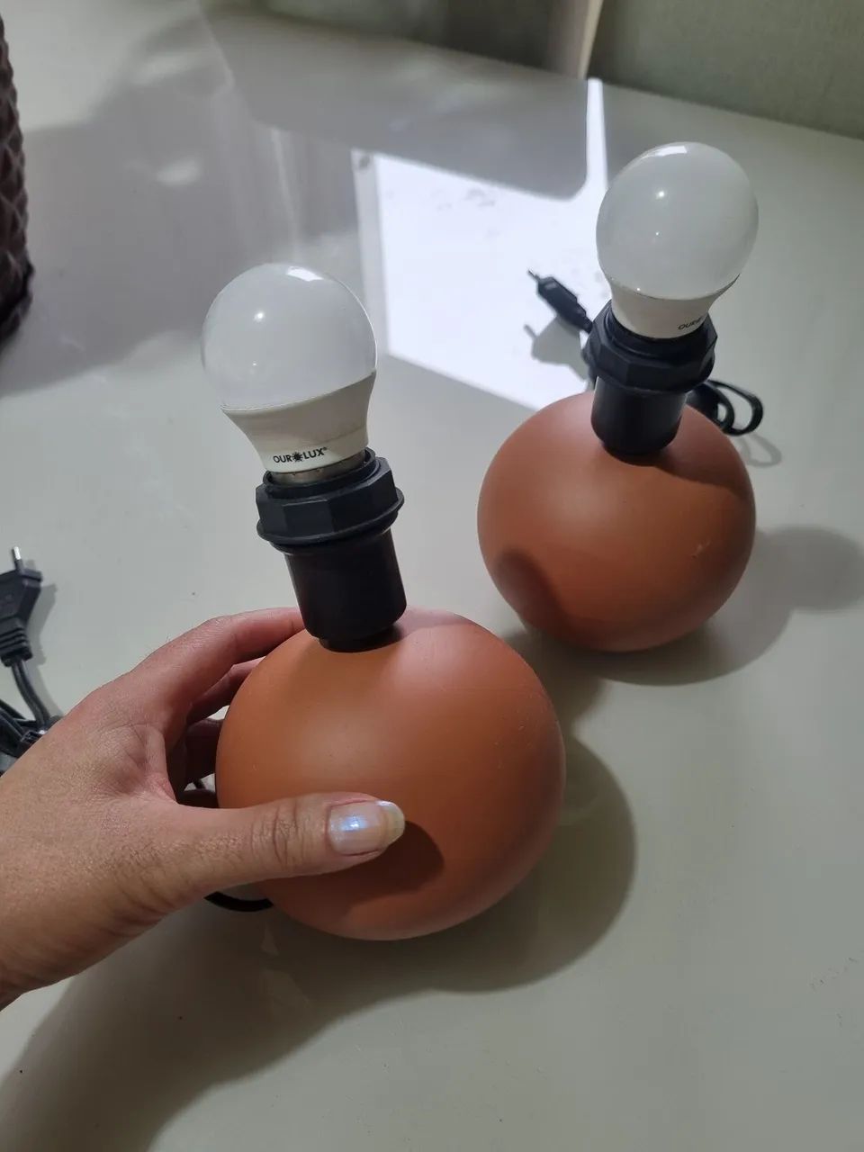 Abajur 2 peças - Foto 2