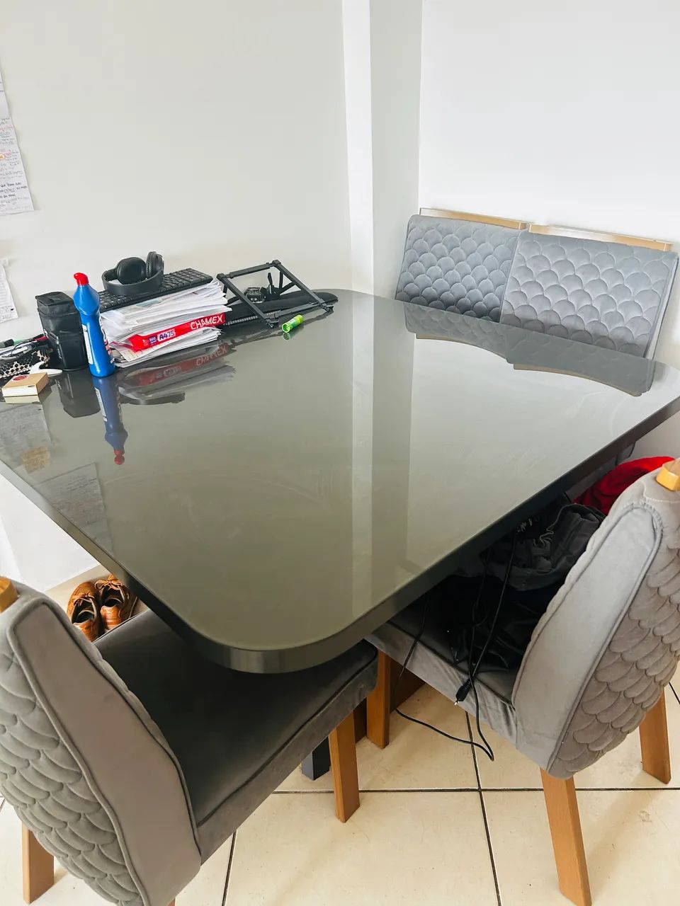 Vendo mesa de jantar 6 lugares pouco usada - Foto 5