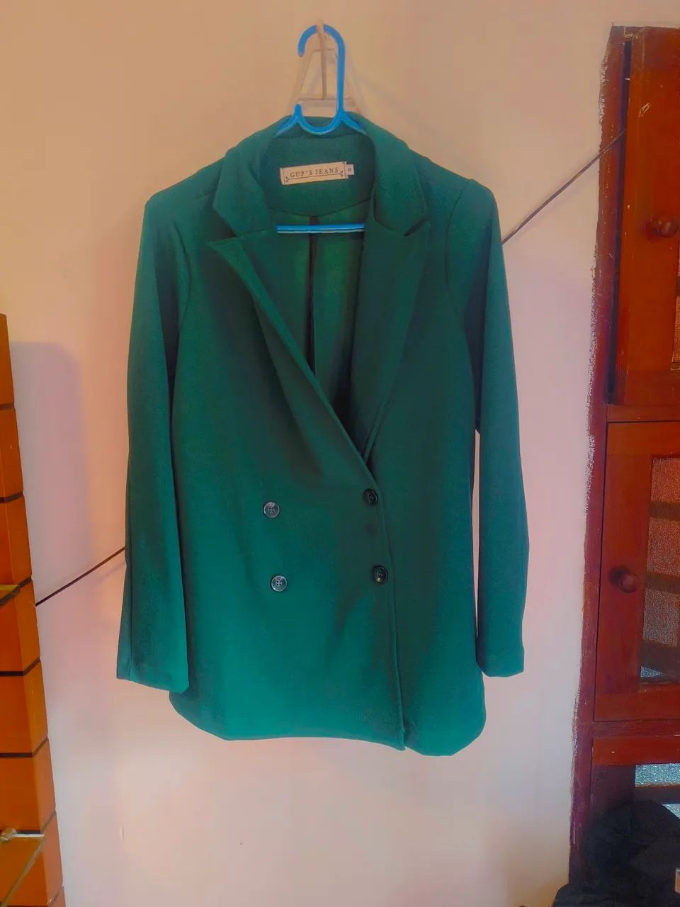 Blazer Gup's jeans verde G - Foto 4
