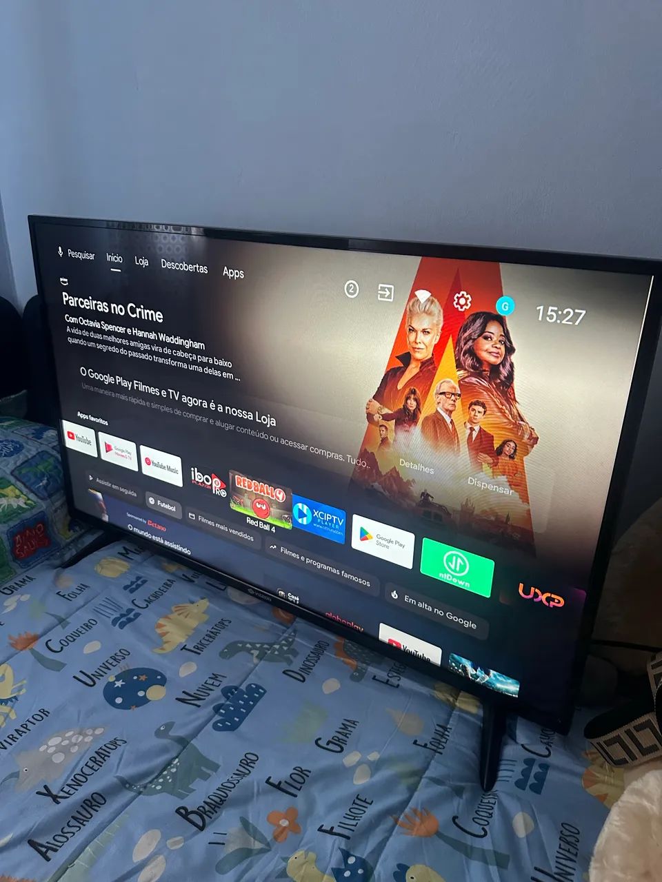 Tv smartv 43 Android 999,99 semi nova  - Foto 4