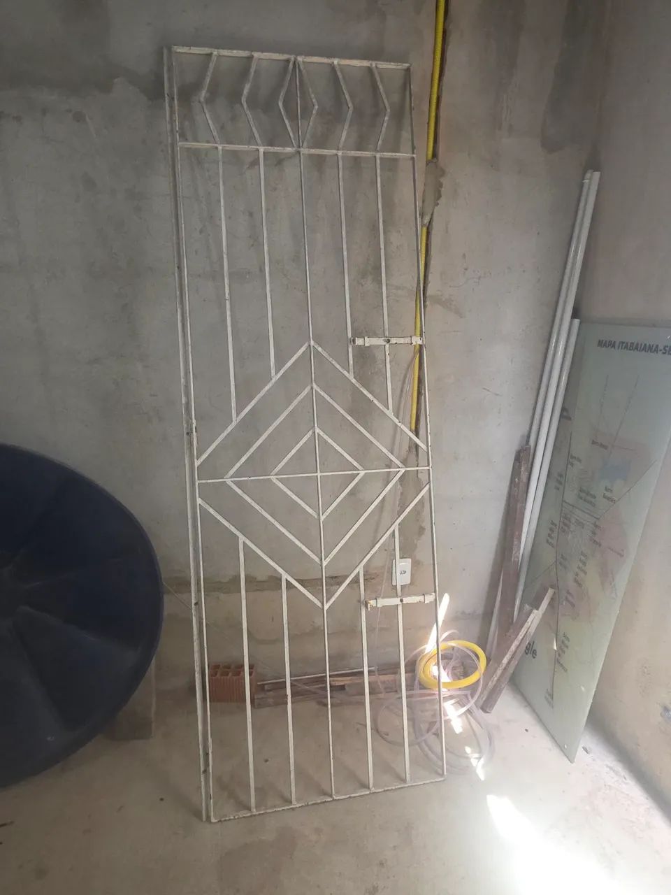 Portão de aço para porta de 0.80 cm 