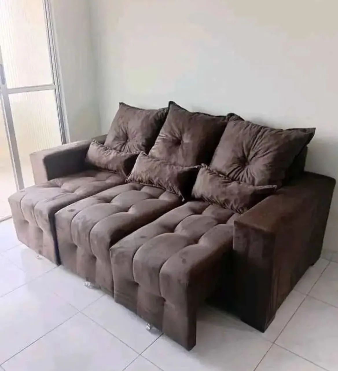 Sofa retrátil 3 lugares com 2 metros  - Foto 2