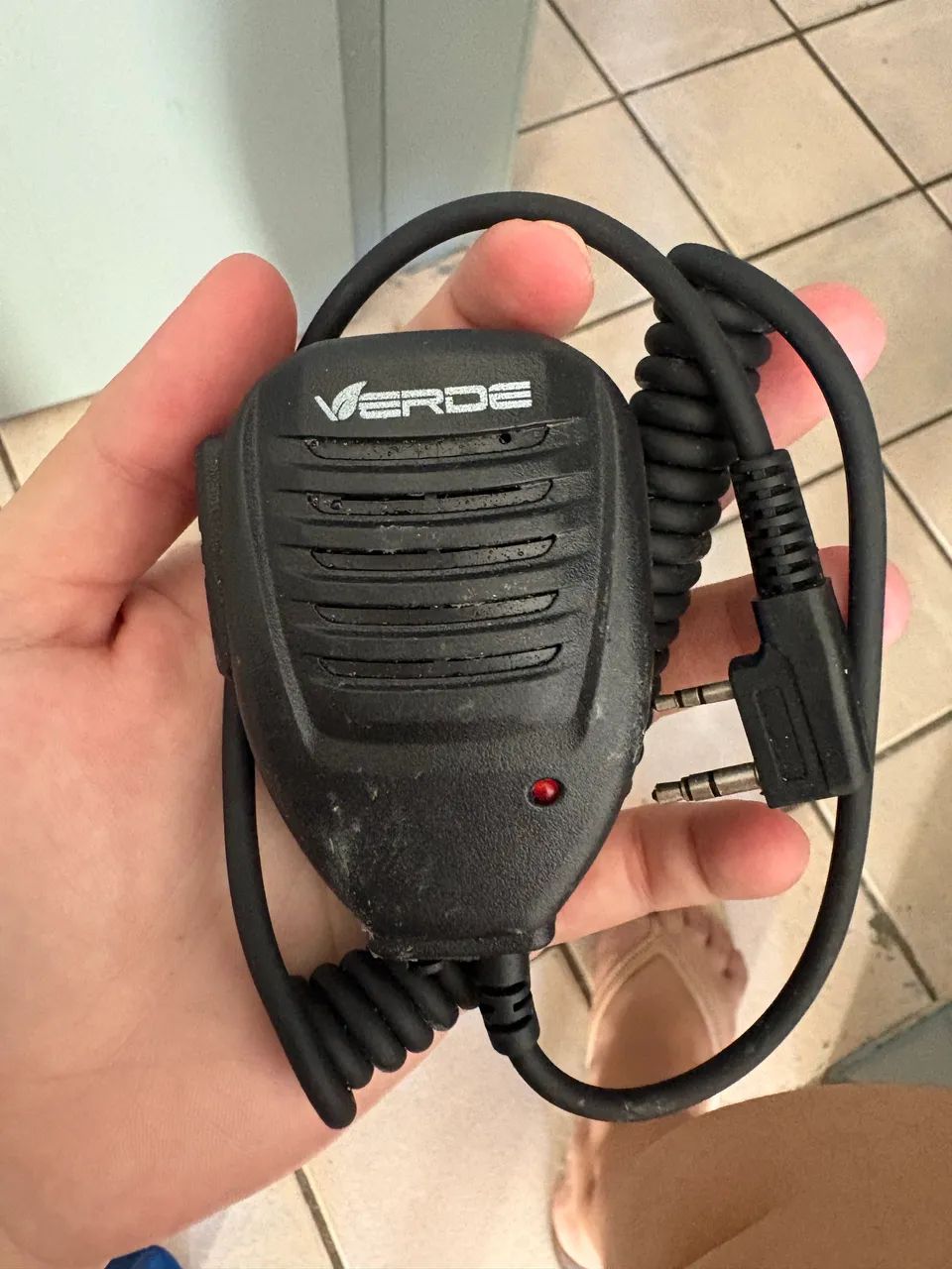 Microfone para Rádio Comunicador Portátil  - Foto 2