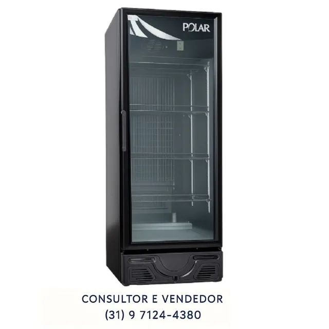 Refrigerador Expositor 405L All Black Polar