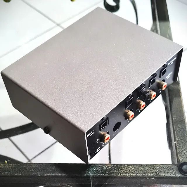 (High-End) Switch / Seletor Automático c/ Conversor (Toslink/Óptico - RCA/Coaxial) - 1177A - Foto 4