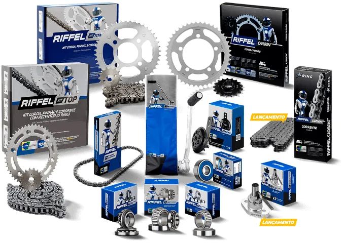 Estoque de peças para motos 