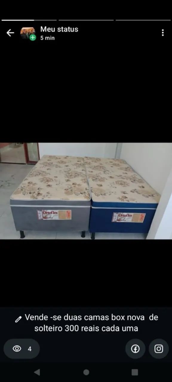 Vendo duas camas Box de solteiro! Em um bom estado de conservação! - Foto 3