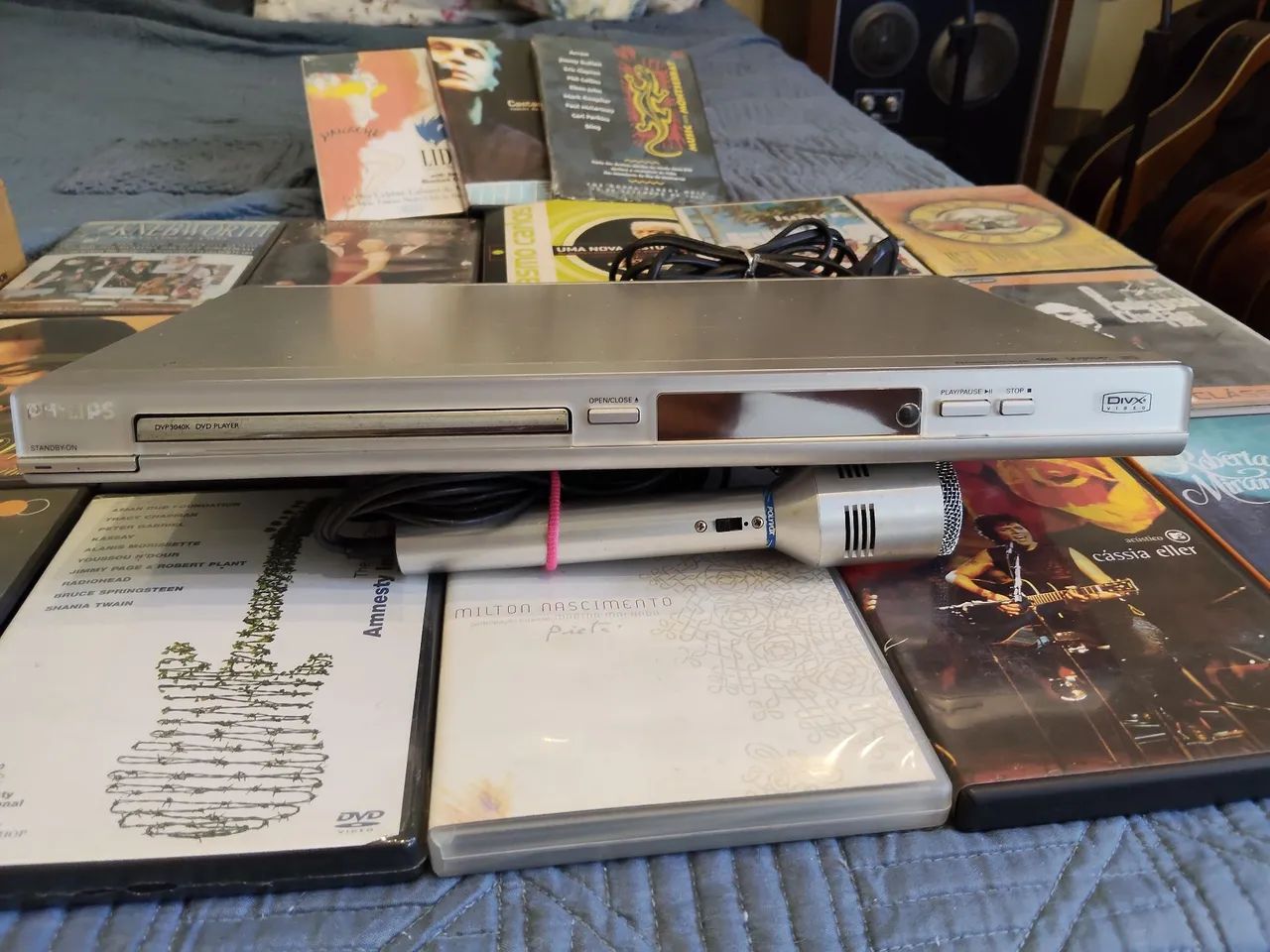Dvd Philips + Microfone + Varios Dvds - Foto 5