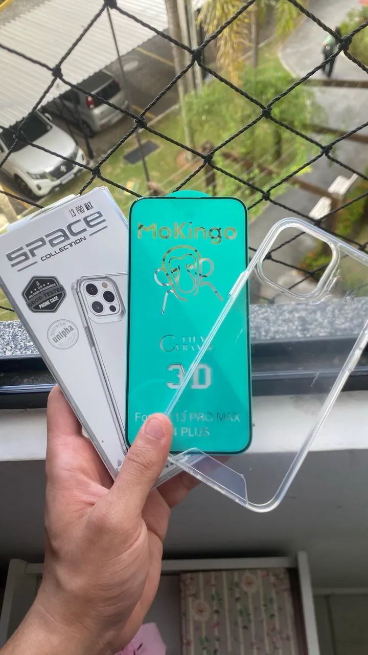Capinha e película IPhone 13Pro max Mokingo 3D - Foto 2